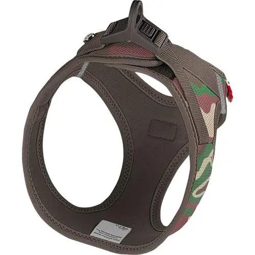 Curli Vest Hundesele Clasp Air Mesh L Camo - let og ventileret sele til aktive hunde
